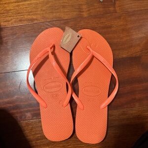 Havaianas Vibrant Orange Sandals